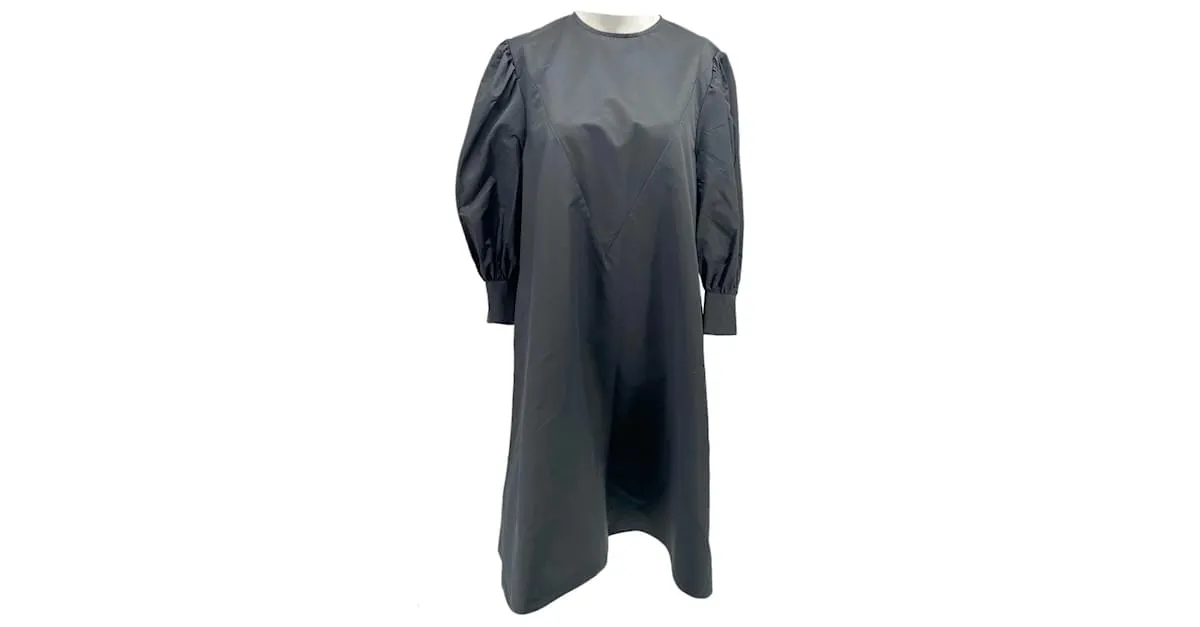 Autre Marque NON SIGNE / UNSIGNED Vestidos T.fr 38 poliéster Negro 
