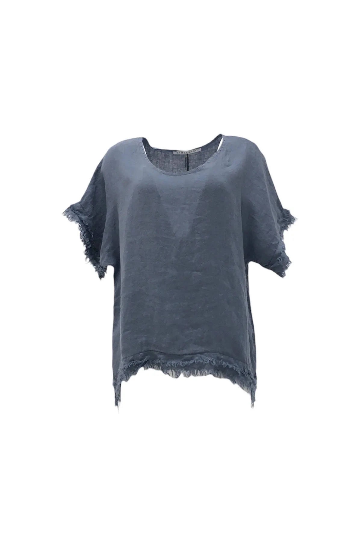BLUSA LINO DETALLE EN MANGA