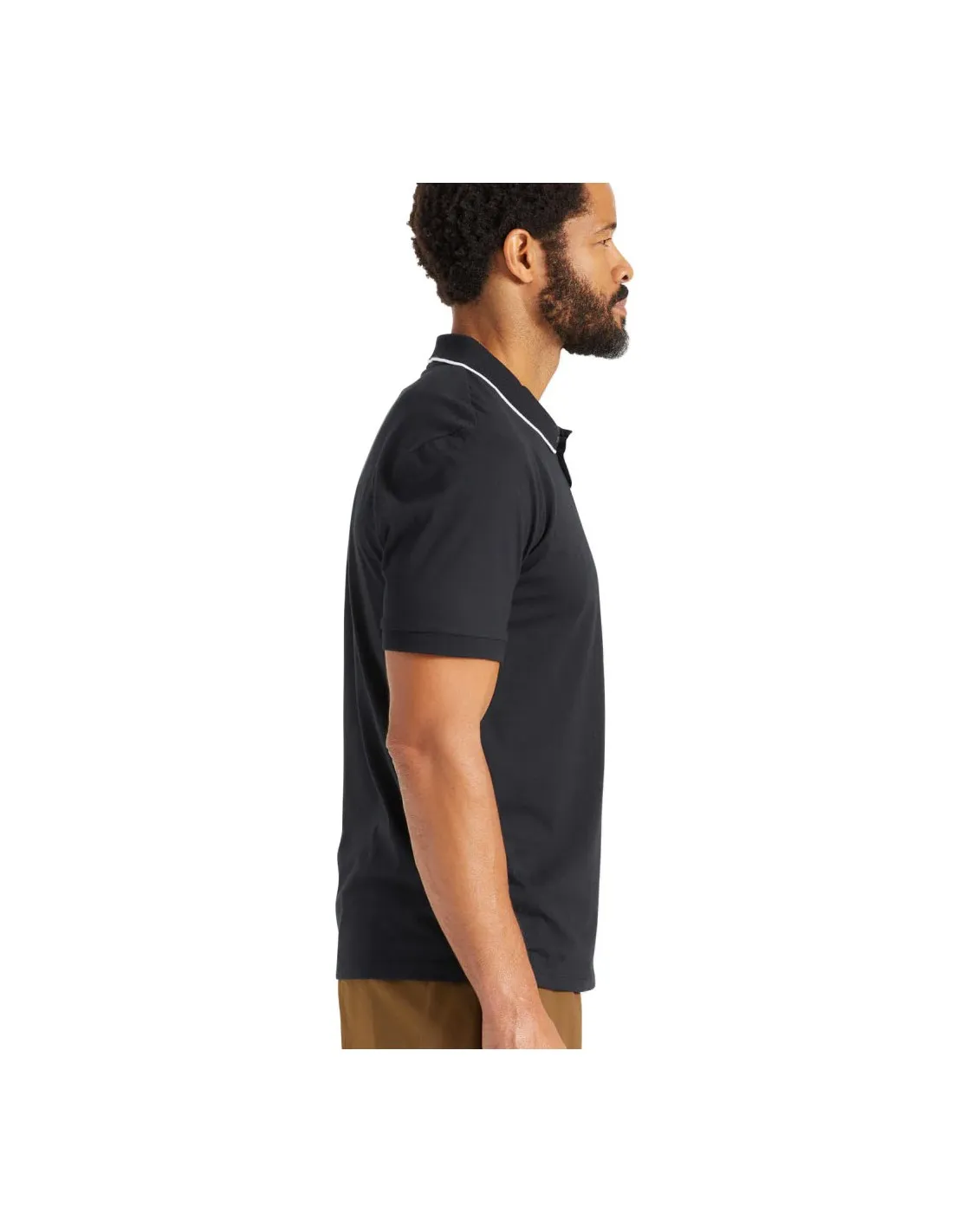 BRIXTON PROPER POLO BLACK