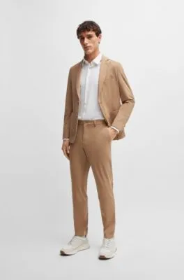 Camisa slim fit de punto elástico técnico