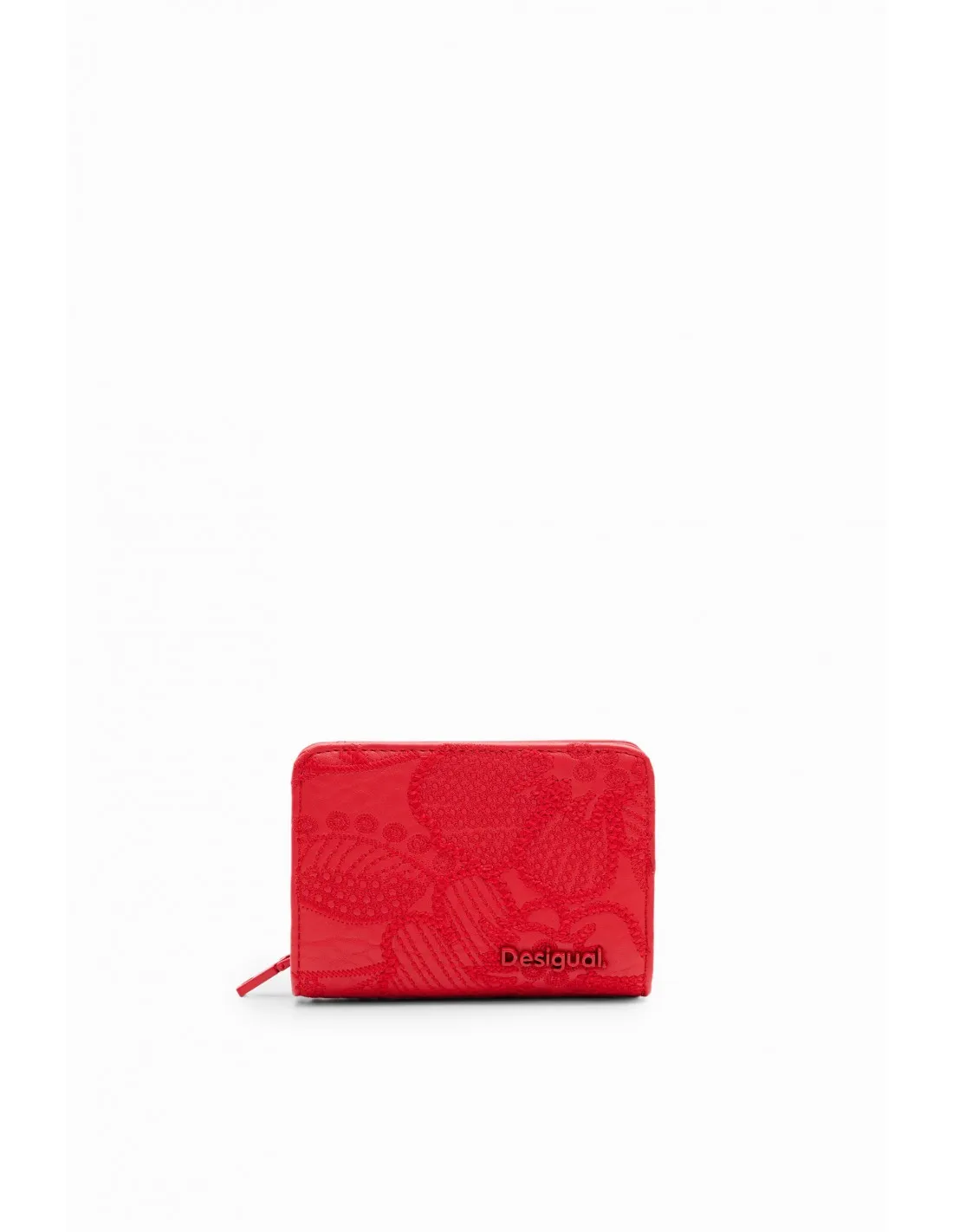 Cartera S bordada flores de Desigual