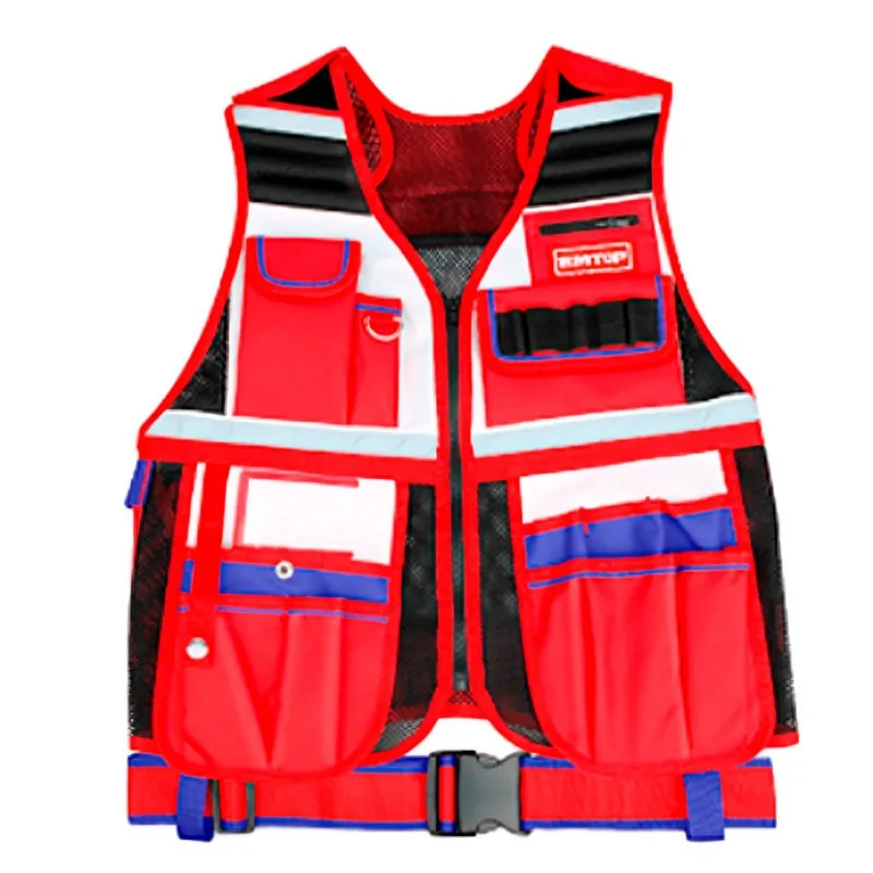Chaleco Poliéster ajustable 11 Bolsillos EMTOP