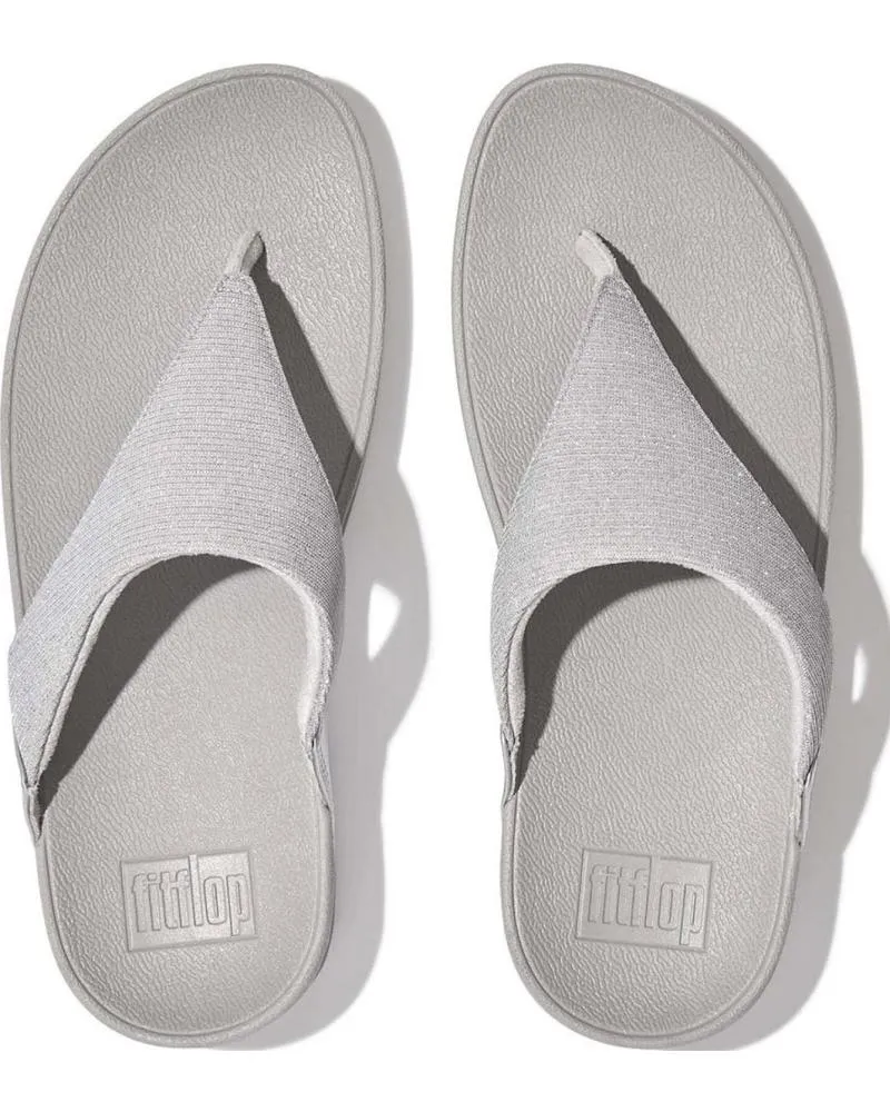 Chanclas FITFLOP  de Mujer LULU SHIMMERLUX TOE-POST  PLATA