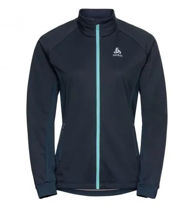 Chaqueta Odlo Brensholmen (zafiro oscuro - aguas de arrecife) Mujer