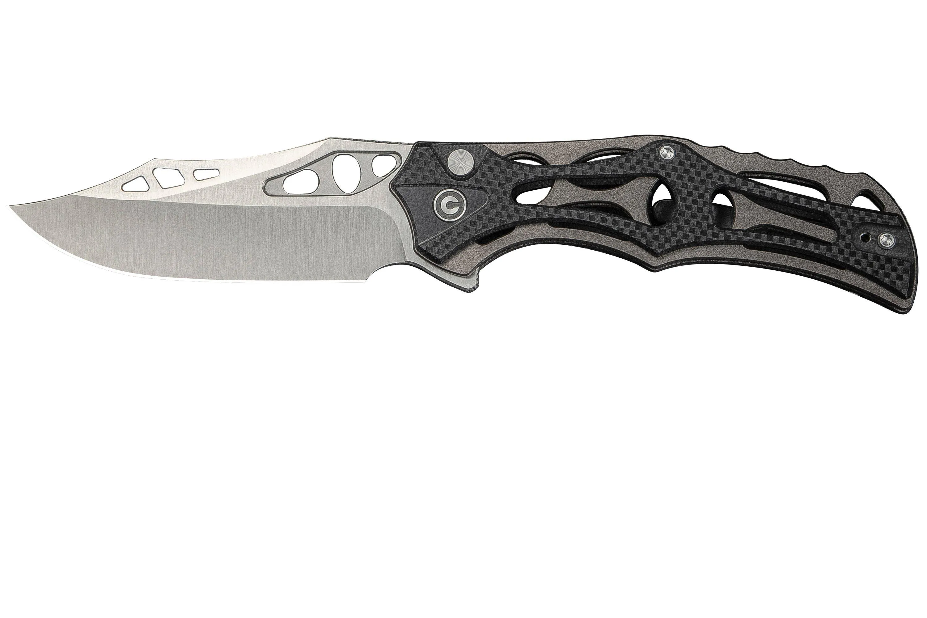 Civivi Biophase C23083C-3 Satin Nitro-V, Grey Aluminium Black Coarse G10, navaja