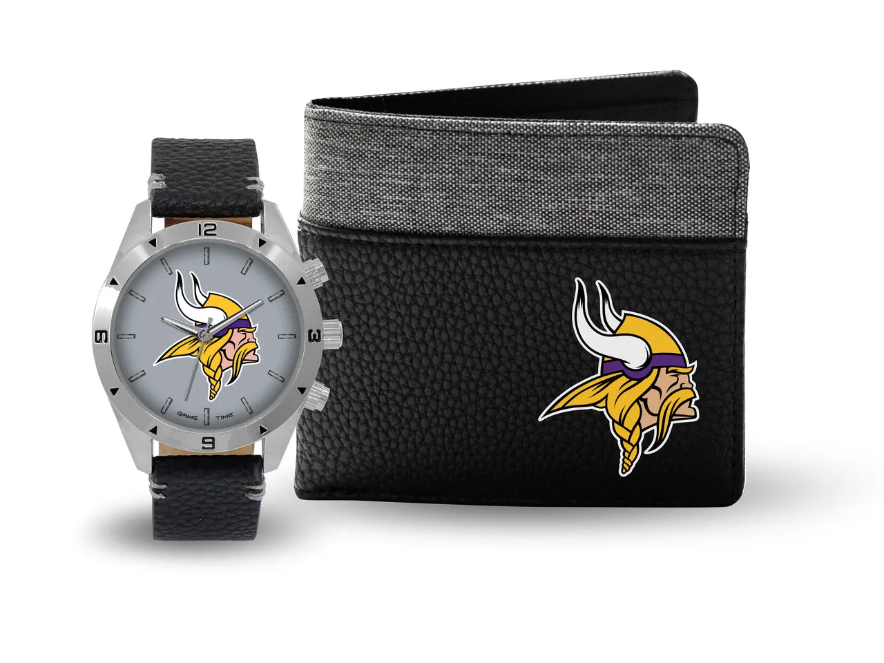 Combo Reloj Con Cartera Game Time Vikings