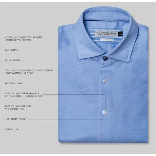 COMPRAR CAMISA INDIGO 34 SLIM FIT REF 2903402 HARVESTFROST