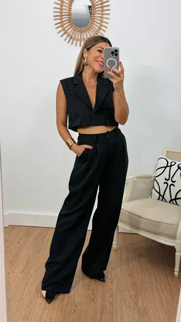 Conjunto Isabel negro