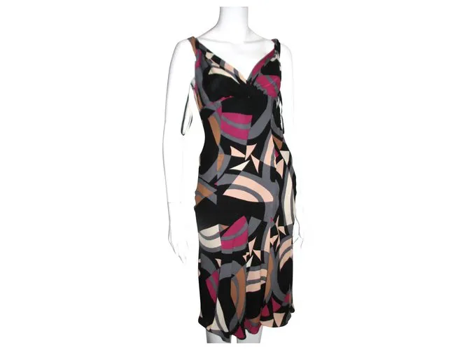 Diane Von Furstenberg Vestido de seda Clooney de DvF Multicolor 