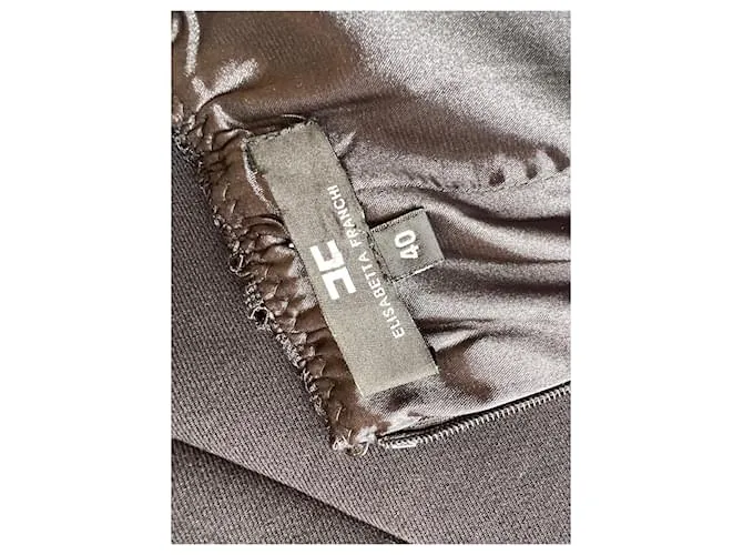 Elisabetta Franchi Vestidos Negro 