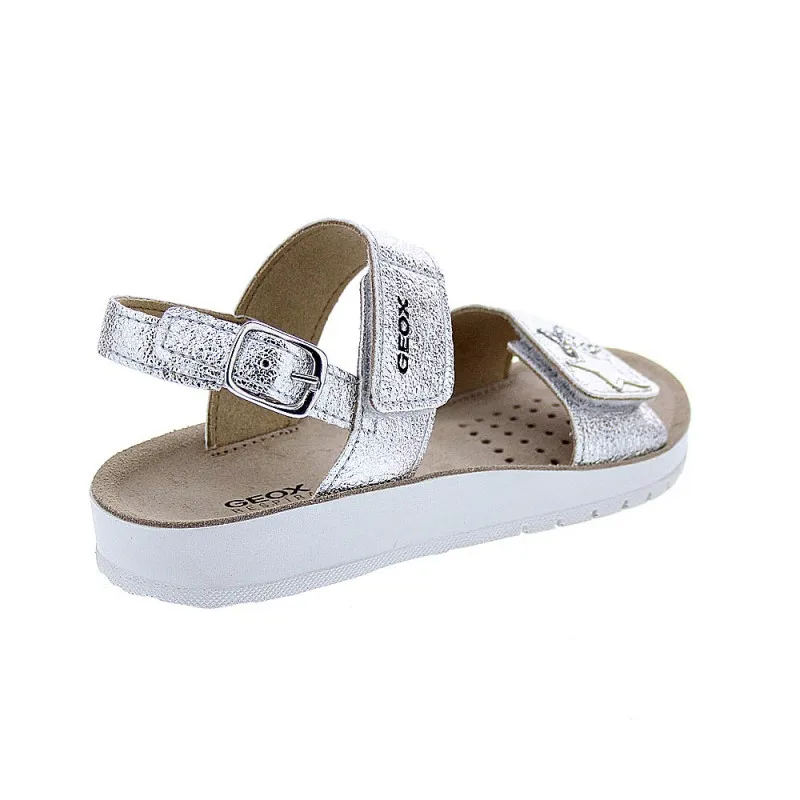 Geox Sandalias Niña Costarei Plata
