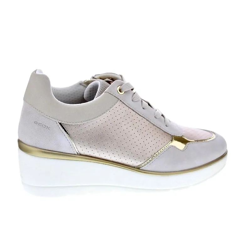 Geox Zapatillas Mujer Ilde Beige
