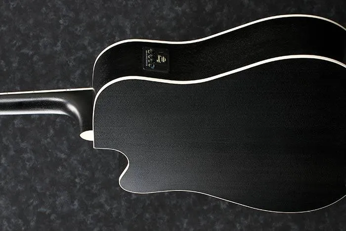 Guitarra Electroacustica Ibanez Art Wood Aw84Ce-Weathered Black Open Pore 