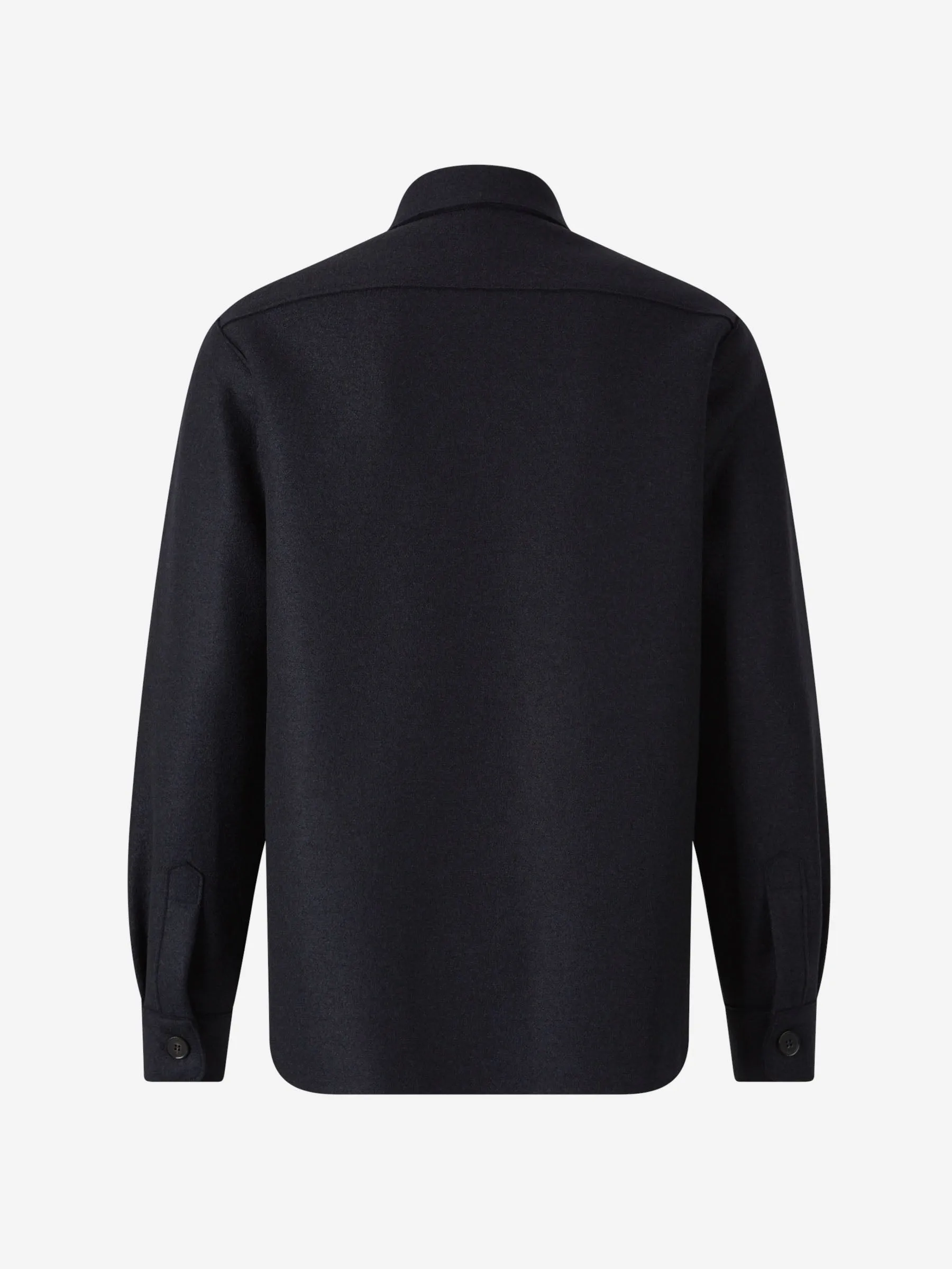 Harris Wharf Sobrecamisa Lana afieltrada