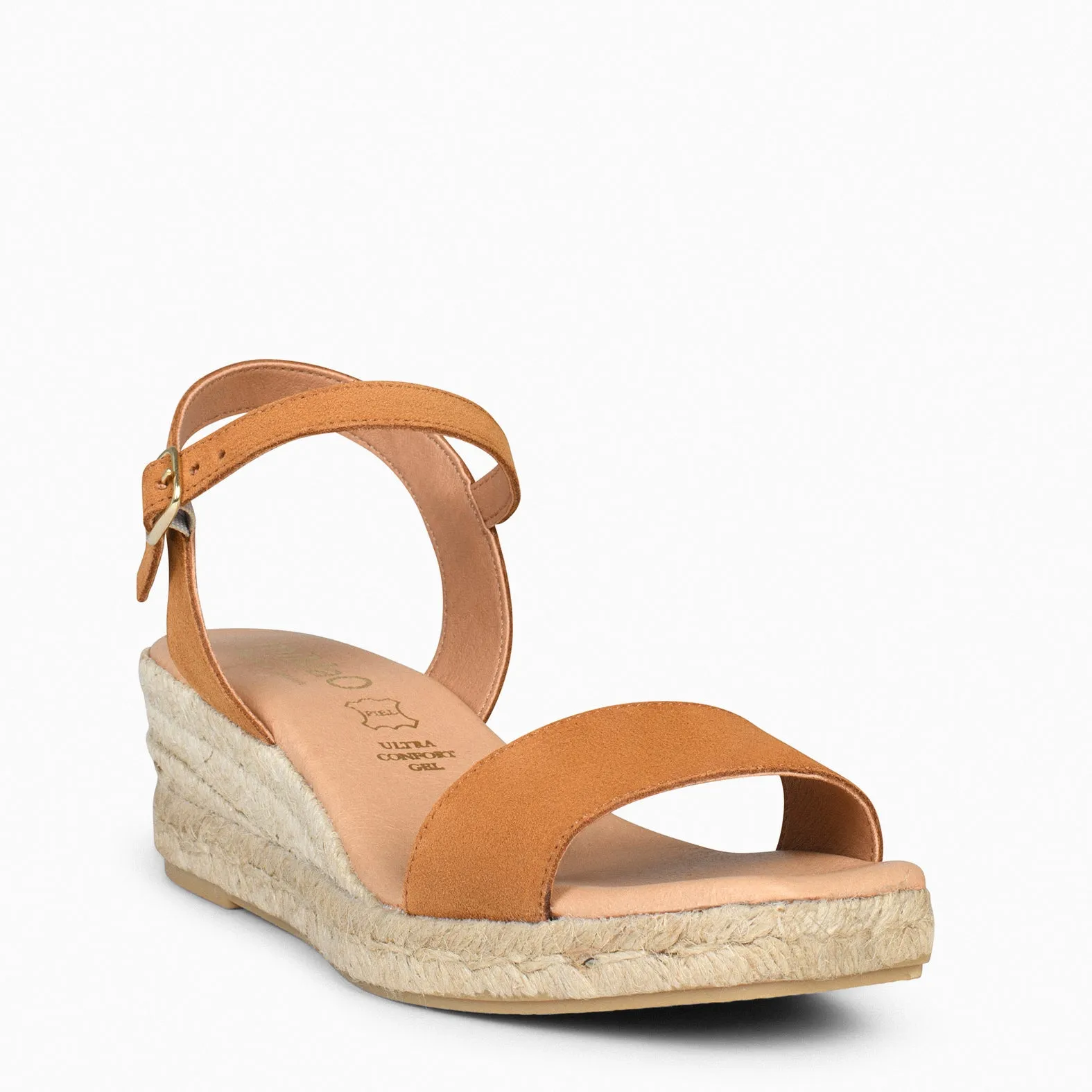 JEREZ - Sandalias de Esparto CAMEL