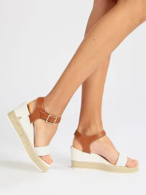 Lancetti Sandalias cuña para mujer