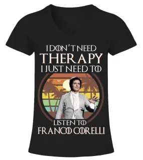 LISTEN TO FRANCO CORELLI Camiseta cuello pico Mujer