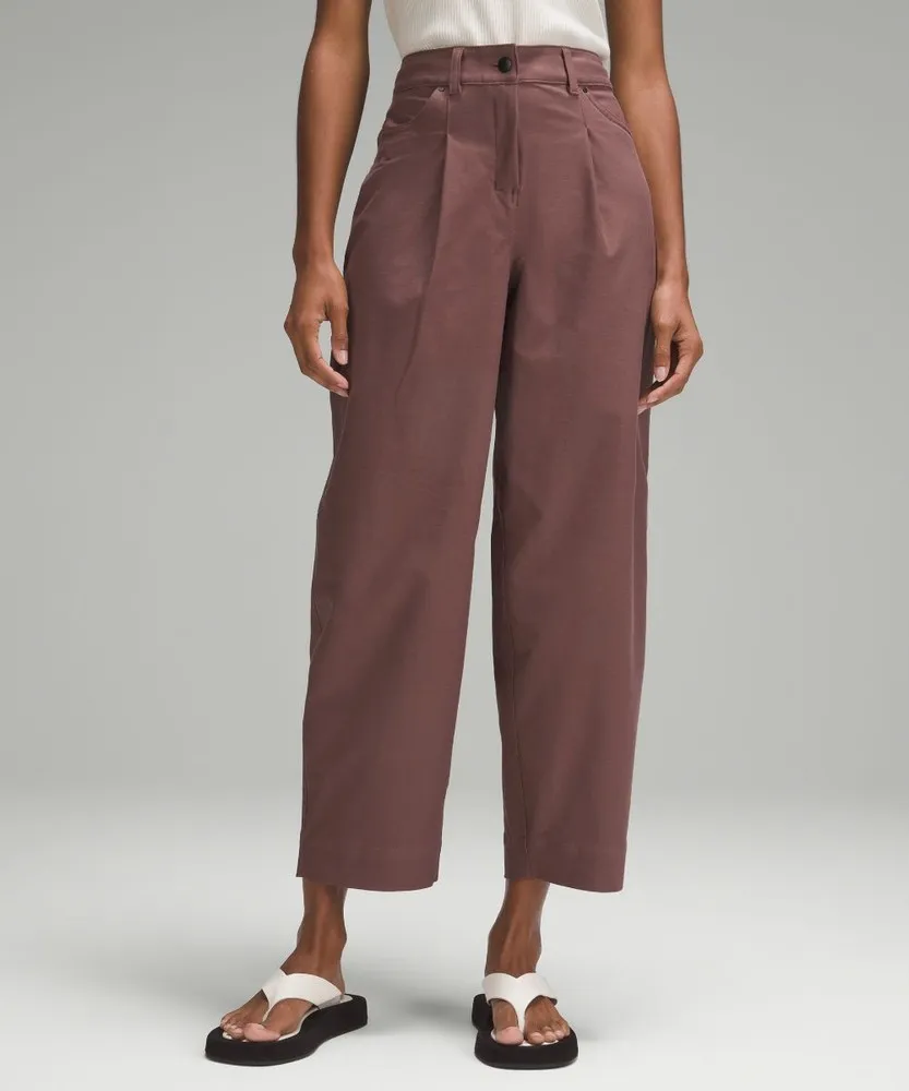 Lululemon Pantalón barril City Sleek de largo completo - Utilitech ligero Azules | PA98-K5UQ