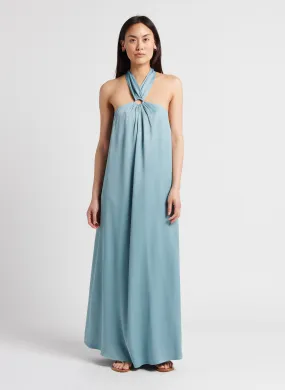 MAISON 123 AVA - Vestido largo en verde