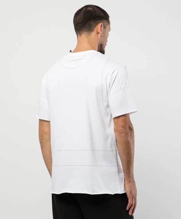 Maison Margiela MM6 White t-shirt with a print