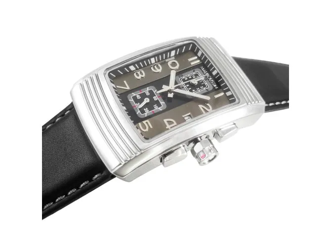 Mauboussin Cronógrafo para hombre "Energie Vitale" - esfera rectangular 51 X 33 MM Negro Plata 
