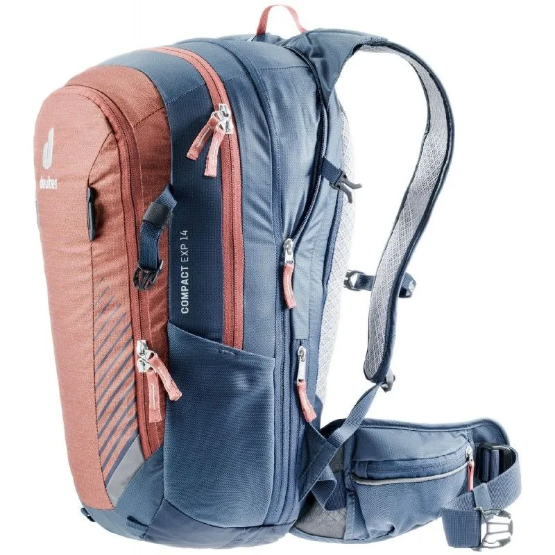 Mochila Deuter Compact Exp 14 (rojo-azul)