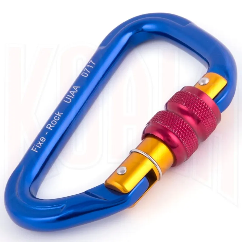 Mosqueton aluminio ROCK STONE rosca Fixe