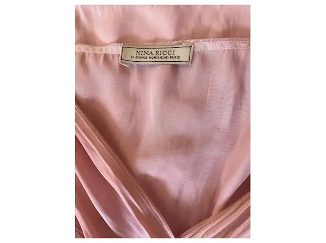 Nina Ricci Vestidos Rosa 