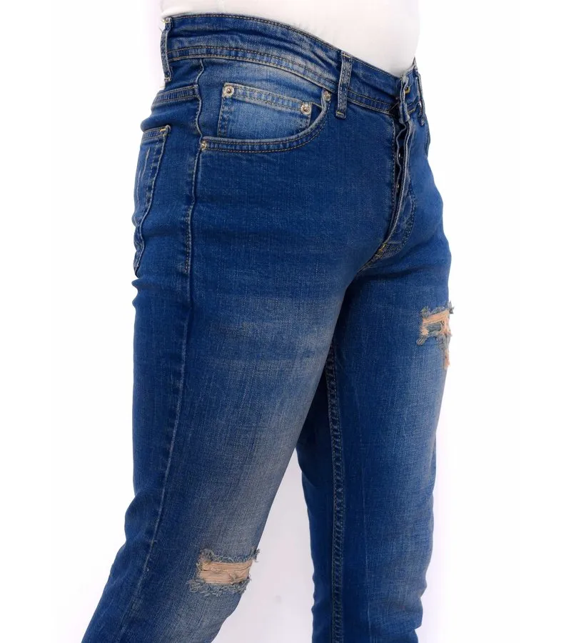 Pantalones Vaqueros Hombre Slim Fit Strech - DC-046 - Azul