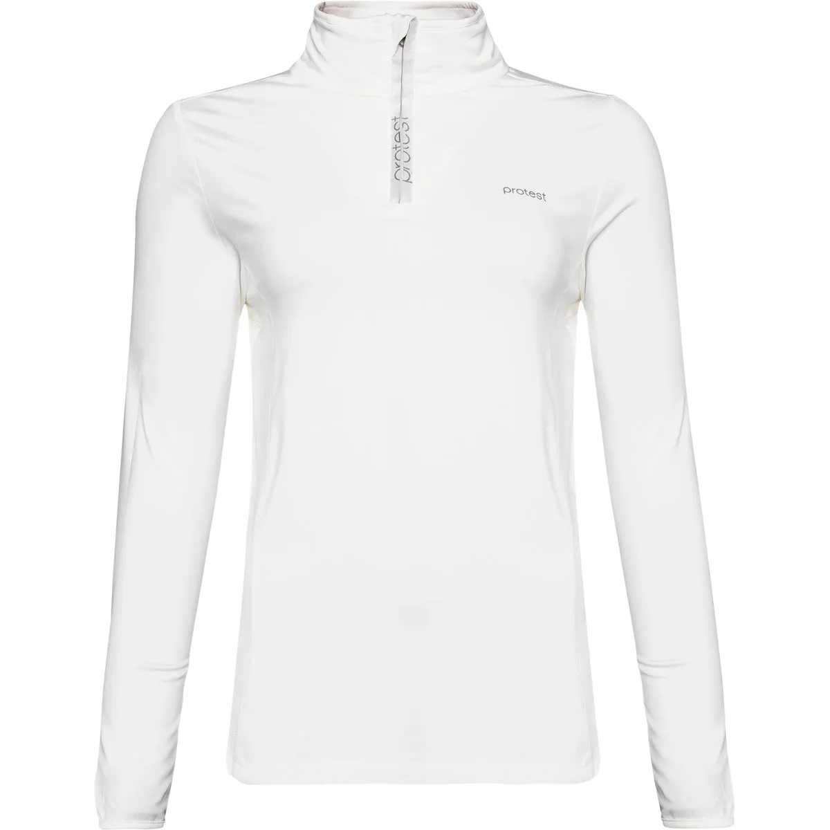 Polar Mujer Fabriz 1/4 Zip Top Protest Blanco