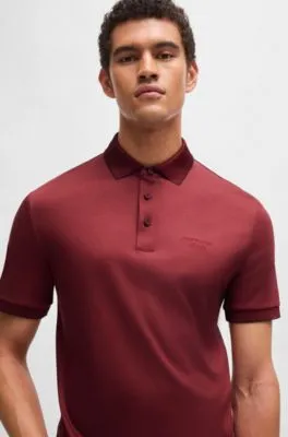 Polo Porsche x BOSS regular fit de algodón mercerizado