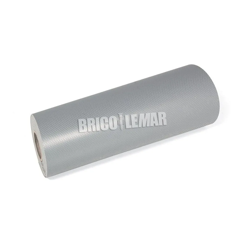 Protector antideslizante para cajones de cocina plástico gris textil 20m Emuca