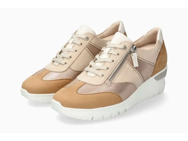 SNEAKERS CON CUÑA KILIANA MOBILS ERGONOMIC  MEPHISTO EN COLOR MARRÓN