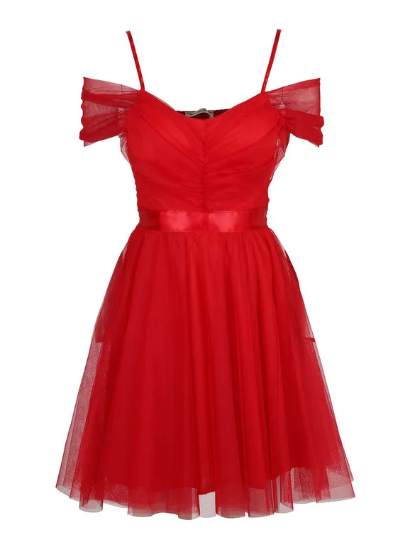 Solada Vestido corto de tul para mujer.