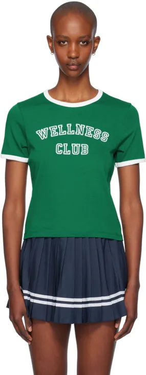 Sporty & Rich Ringer Wellness Club T-shirt