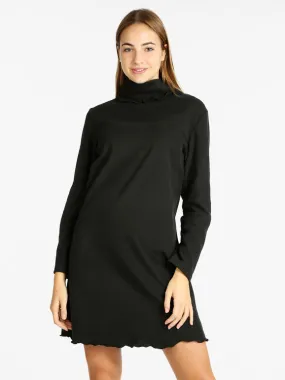 Superio Vestido de cuello alto para mujer