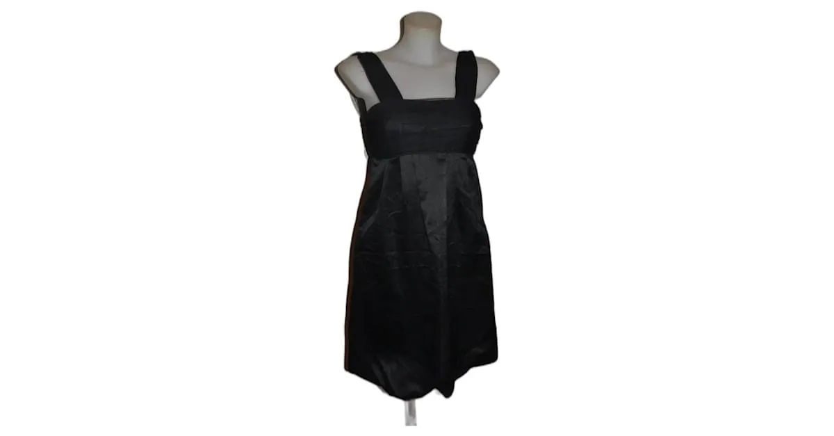 Vera Wang Mini vestido Negro 