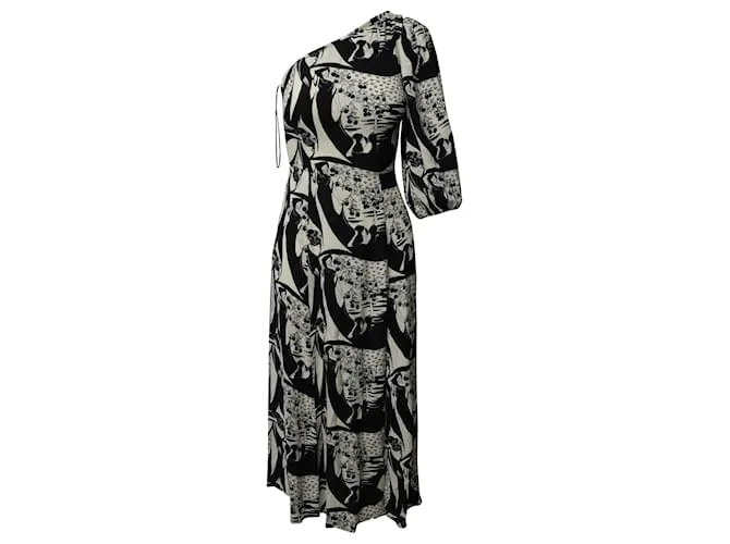 Vestido Lawrence de Reformation en Viscosa Multicolor Impresión de pitón 