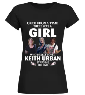WHO REALLY LOVED KEITH URBAN Camiseta cuello redondo Mujer