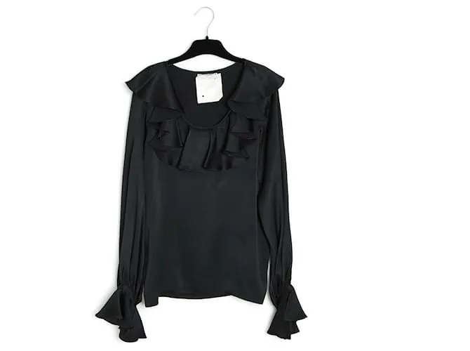 Yves Saint Laurent SEDA NEGRA YSL FR38 PRÍSTINAS Negro 