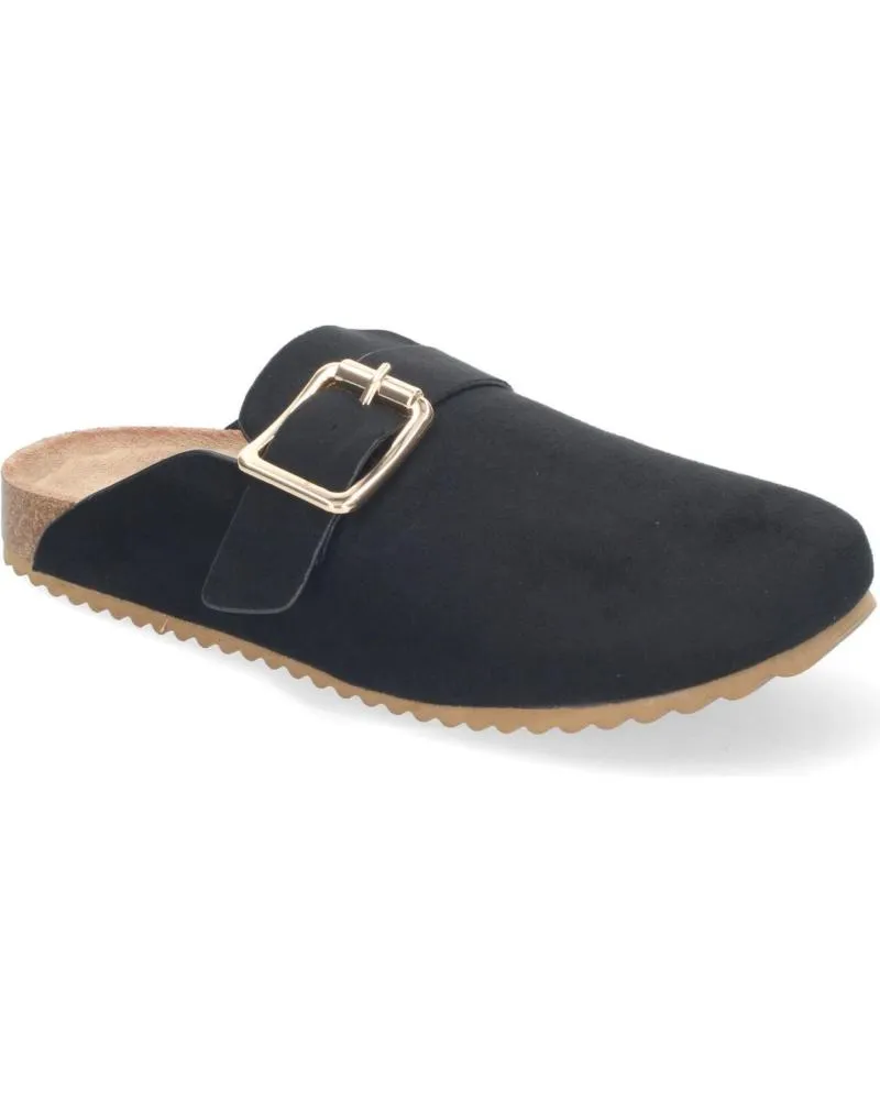 Zuecos PUNTOSALAO  de Mujer ZUECOS PLANOS PARA MUJER COMODOS COLOR NEGRO DB-3185  VARIOS COLORES